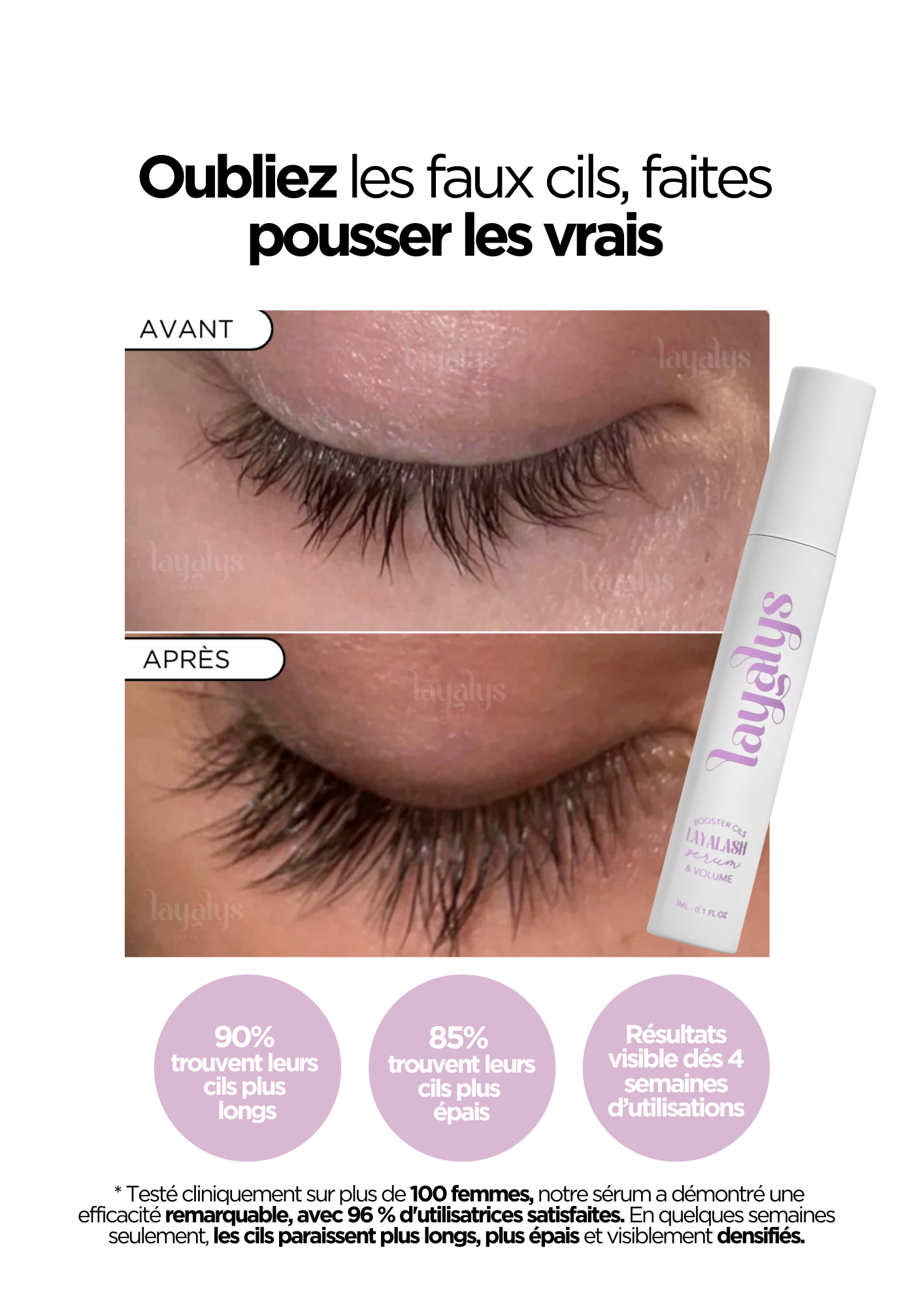 Layalash serum booster cils