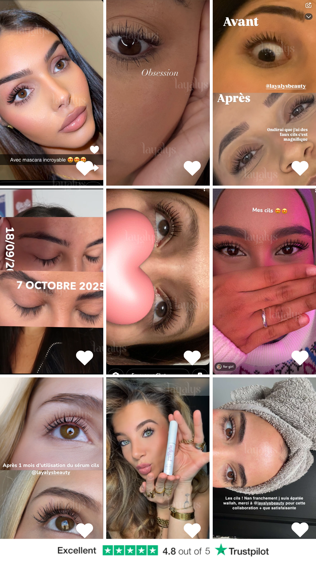 Layalash serum booster cils