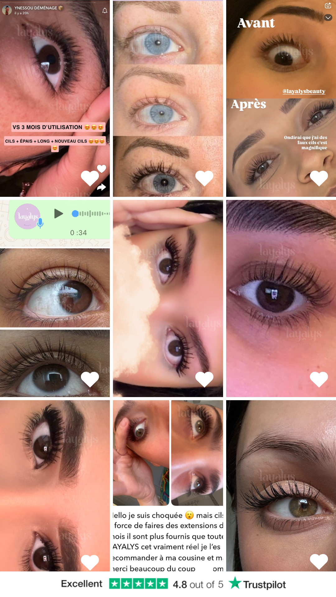 Layalash serum booster cils